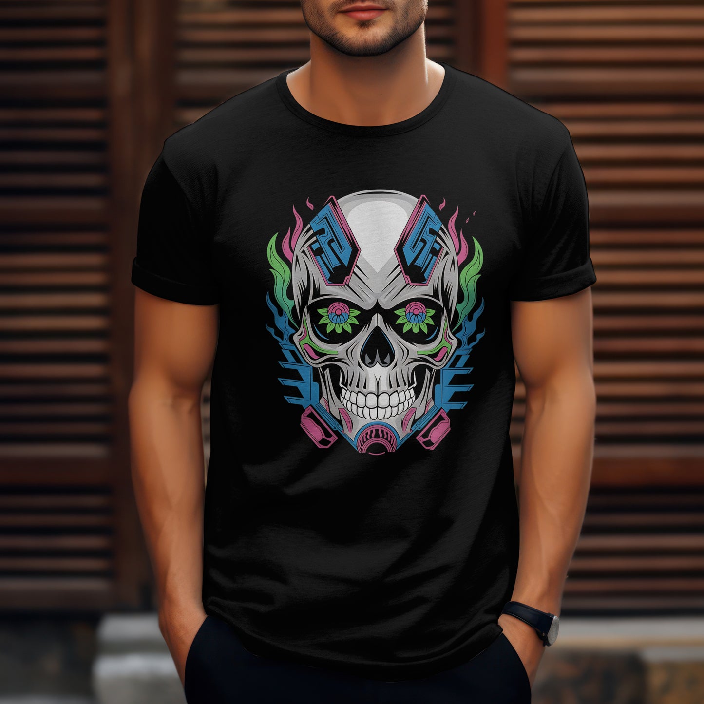 Neon Skull